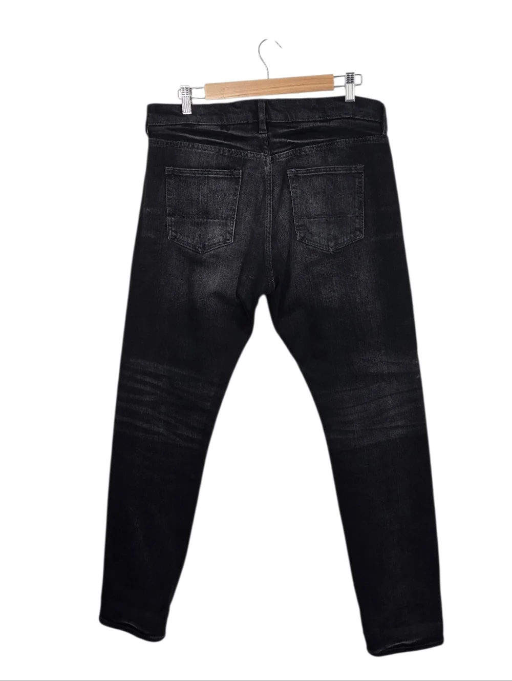 Banana Republic Black Whiskered Skinny Jeans Men's 34x32